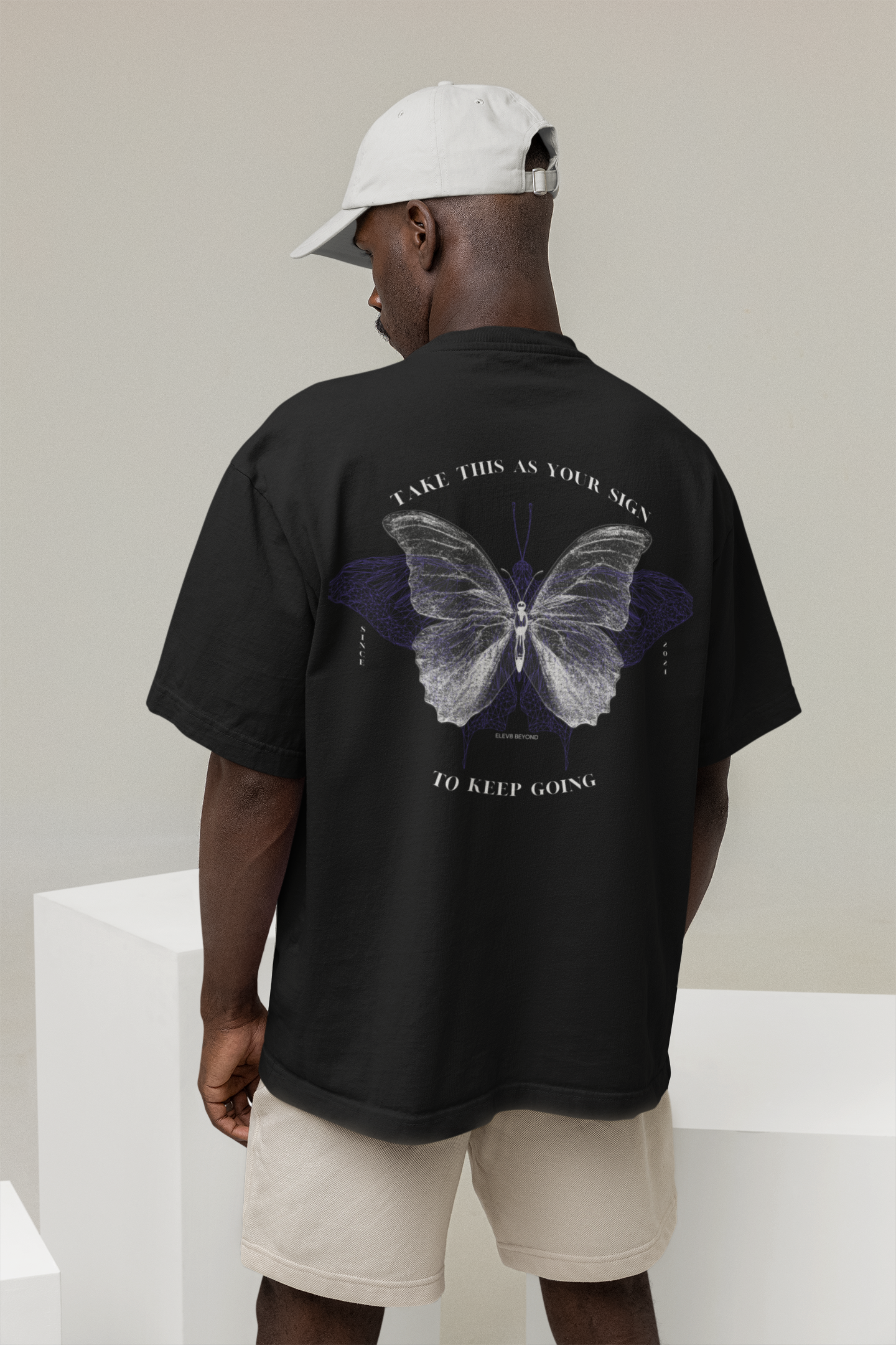 Keep going oversized T-shirt