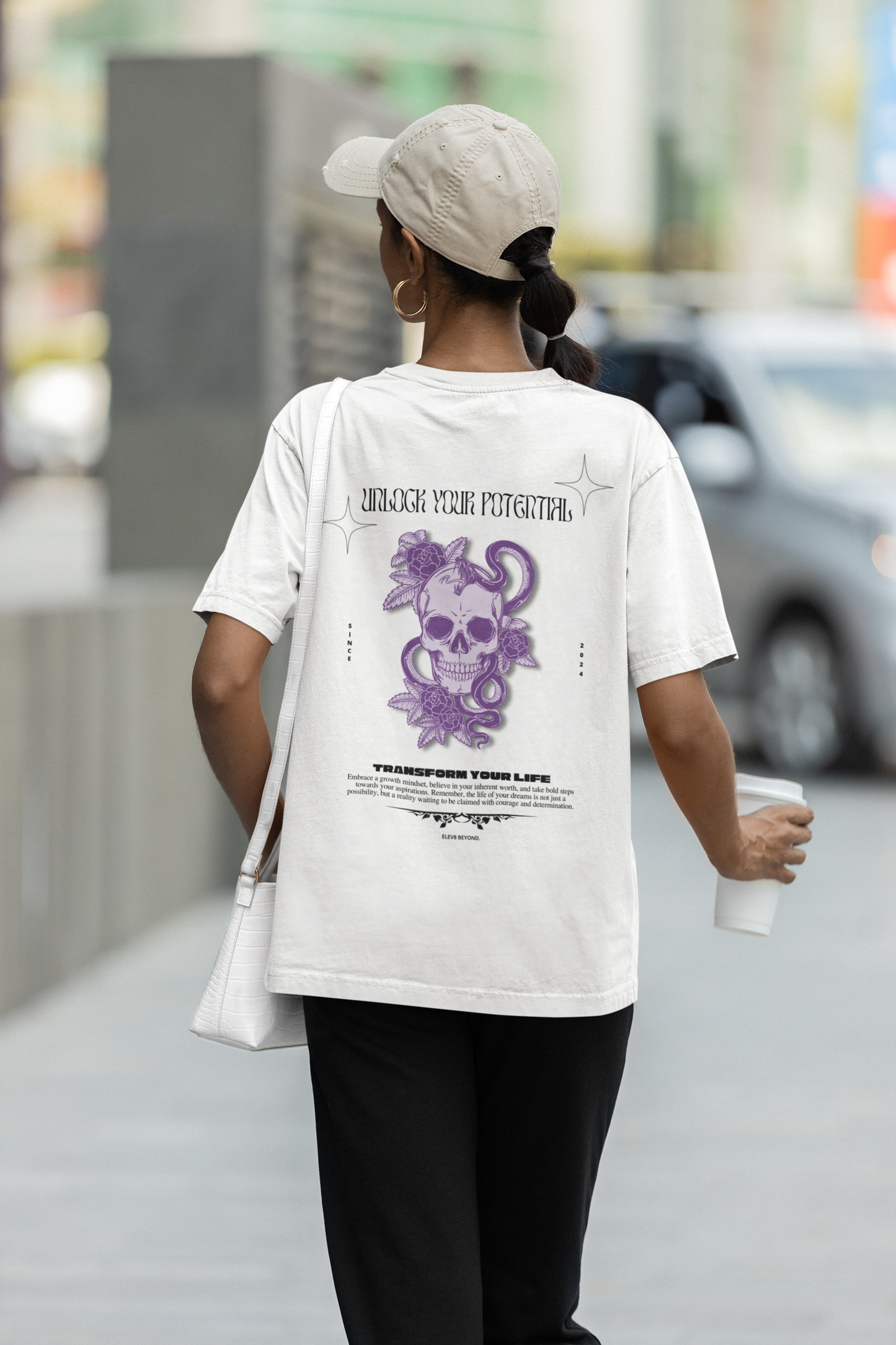 Unlocked Potential oversized T-shirt