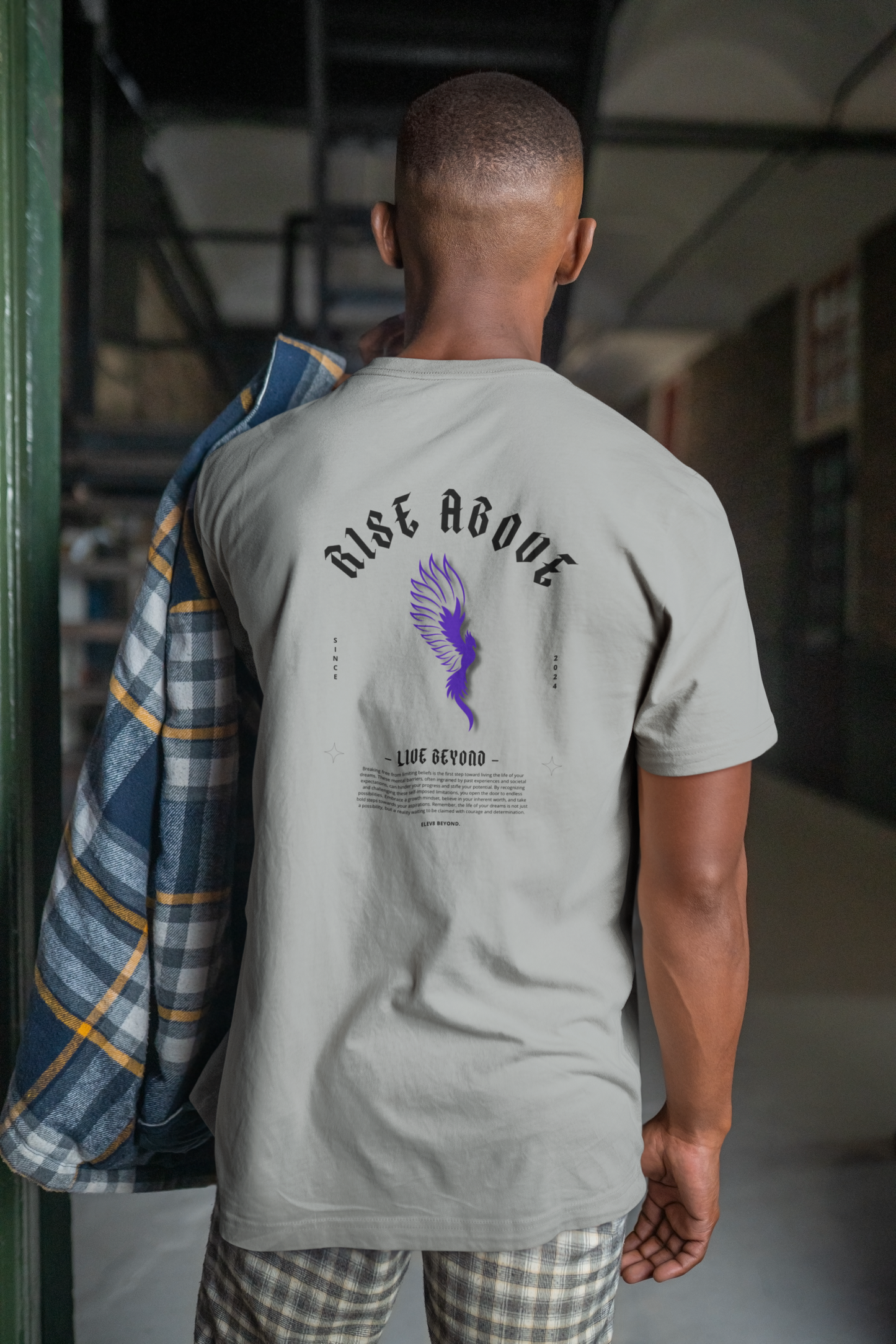 Rise Above oversized T-shirt