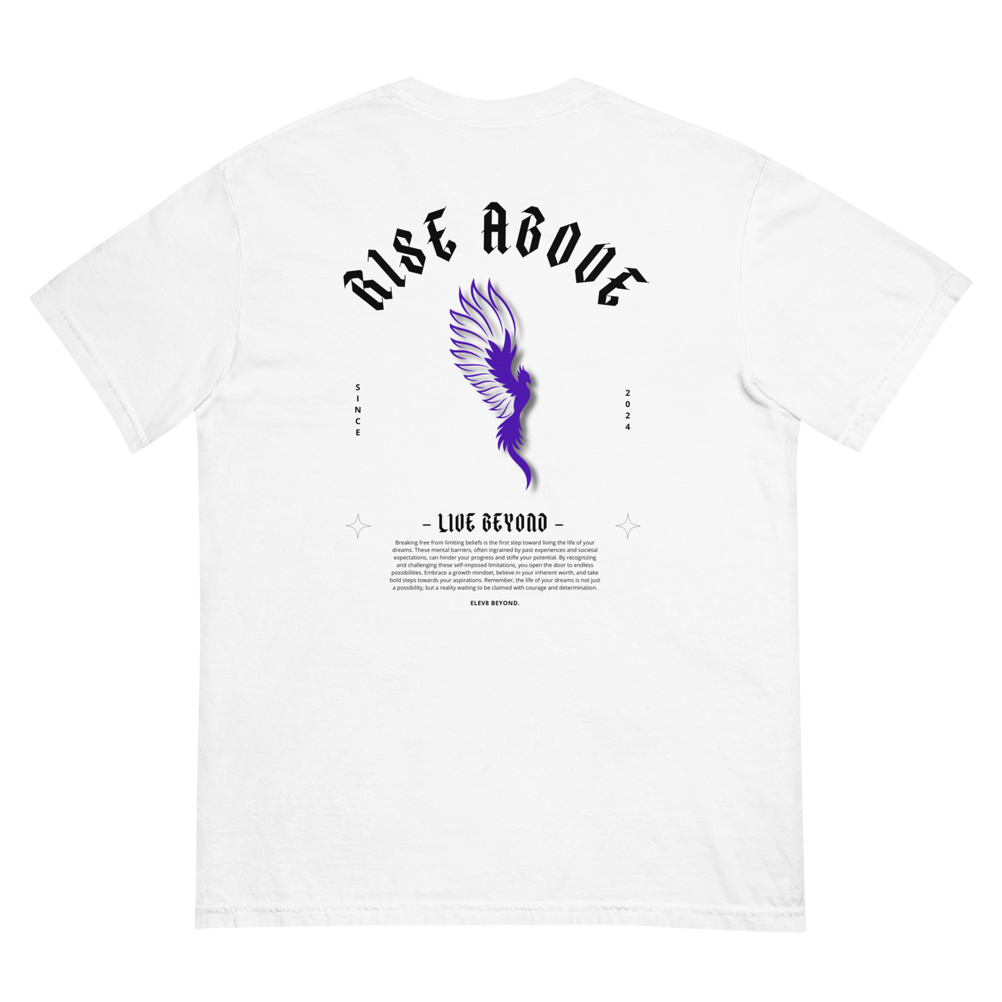 Rise Above oversized T-shirt